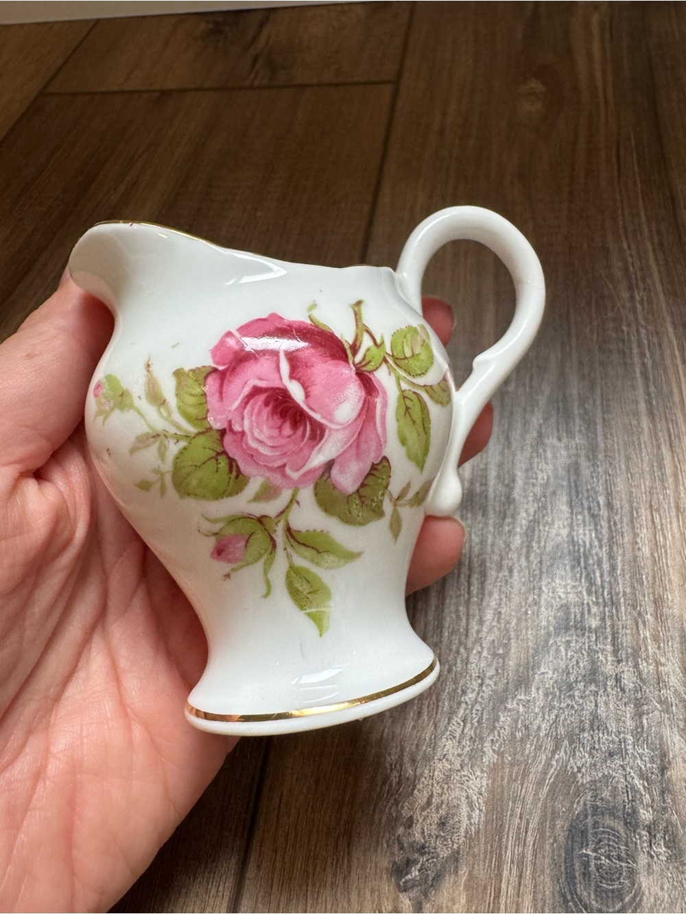 Vintage Bone China Rose Creamer | EUC | Royal Stuart